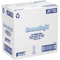 Papier hygi&eacute;nique de luxe Snowsoft, Rouleau G&eacute;ant, 2 Pli, Blanc Distribution Jean Lapalme