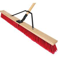 Push Broom with Braced Handle, 36", Medium, PVC Bristles Distribution Jean Lapalme