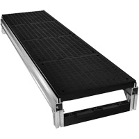 FOUNDATION Smooth Modular Aluminum Work Platform Kit, 18" W x 72" D, 400 lbs. Capacity, All-Welded Distribution Jean Lapalme