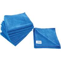 Chiffon de d&eacute;poussi&eacute;rage et nettoyage, Microfibre, Bleu Distribution Jean Lapalme