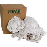 Chiffons recycl&eacute;s, Coton, Blanc, 10 lb Distribution Jean Lapalme