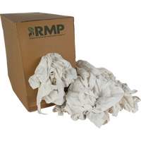 Chiffons recycl&eacute;s, Coton, Blanc, 20 lb Distribution Jean Lapalme