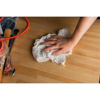 Chiffons recycl&eacute;s, Coton, Blanc, 20 lb Distribution Jean Lapalme