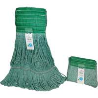 Wide-Band Mop Head, Antimicrobial/Floor Finishing/Specialty, Cotton/Rayon/Synthetic, Loop Style Distribution Jean Lapalme