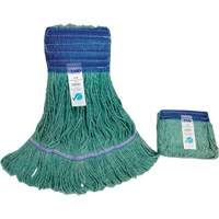 Wide-Band Mop Head, Antimicrobial/Floor Finishing/Specialty, Cotton/Rayon/Synthetic, Loop Style Distribution Jean Lapalme