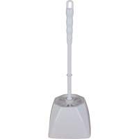 Toilet Bowl Brush & Caddy, Polypropylene Bristles, White Distribution Jean Lapalme