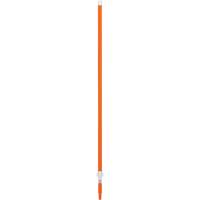 Handle, Broom/Brush/Dust Mop/Pad Holder/Scraper/Squeegee/Wet Mop, Orange, Telescopic, 62" - 109-2/5" L Distribution Jean Lapalme