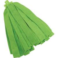 Socket Mop, Green, Microfibre, Cut Style Distribution Jean Lapalme