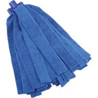 Socket Mop, Blue, Microfibre, Cut Style Distribution Jean Lapalme