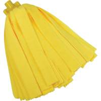 Socket Mop, Yellow, Microfibre, Cut Style Distribution Jean Lapalme