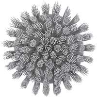 Brosse ronde HyDrive pour perceuse, Soies Tr&egrave;s ferme, Longueur de 3-1/10", Blanc Distribution Jean Lapalme