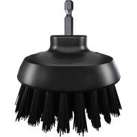Brosse ronde HyDrive pour perceuse, Soies Tr&egrave;s ferme, Longueur de 3-1/10", Noir Distribution Jean Lapalme