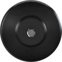 Brosse ronde HyDrive pour perceuse, Soies Tr&egrave;s ferme, Longueur de 3-1/10", Noir Distribution Jean Lapalme