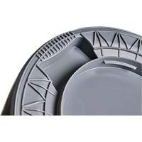 Grey Titan Garbage Container, Plastic, 20 US gal. Distribution Jean Lapalme