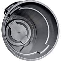 Grey Titan Garbage Container, Plastic, 20 US gal. Distribution Jean Lapalme