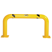 High Profile Machinery Guards, 4' W x 2' H, Yellow Distribution Jean Lapalme