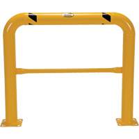 Garde-corps &agrave; profil &eacute;lev&eacute; pour machines, 4' la x 3,5' h, Jaune Distribution Jean Lapalme