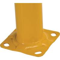 Garde-corps &agrave; profil &eacute;lev&eacute; pour machines, 4' la x 3,5' h, Jaune Distribution Jean Lapalme