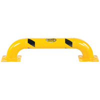 Low Profile Rack Guards, 3' W x 0.75' H, Yellow Distribution Jean Lapalme