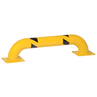 Low Profile Rack Guards, 3' W x 0.75' H, Yellow Distribution Jean Lapalme