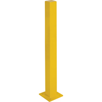 Heavy-Duty Bollards, Steel, 48" H x 4" W, Yellow Distribution Jean Lapalme