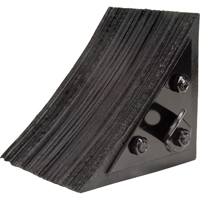 Cale de roue, 8" x 8" x 8", Noir Distribution Jean Lapalme
