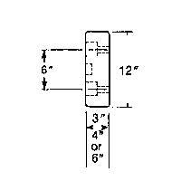 Molded Rubber Dock Guards, Rubber, 30" W x 4" D x 10" H Distribution Jean Lapalme