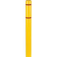 Capuchons en polyethylene pour borne de protection, 4-1/2" dia. x 52" l, Jaune Distribution Jean Lapalme