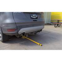 Fold-Down Bollards, Steel, 42" H x 1-3/4" W, Yellow Distribution Jean Lapalme