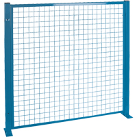 Protecteurs de p&eacute;rim&egrave;tre - Style treillis m&eacute;tallique, 4' h x 4' la, Bleu Distribution Jean Lapalme