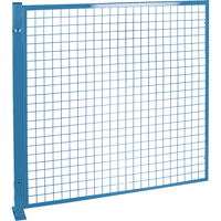 Protecteurs de p&eacute;rim&egrave;tre - Style treillis m&eacute;tallique, 4' h x 4' la, Bleu Distribution Jean Lapalme