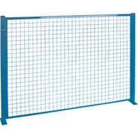 Protecteurs de p&eacute;rim&egrave;tre - Style treillis m&eacute;tallique, 4' h x 8' la, Bleu Distribution Jean Lapalme