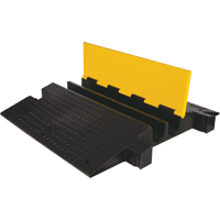 Protecteur de c&acirc;ble &agrave; traverse extr&ecirc;me Yellow Jacket, 2 canaux, 35,75" lo x 42,125" la x 5,125" h Distribution Jean Lapalme