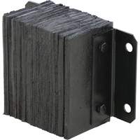 Butoir de quai lamell&eacute;, Horizontal, Caoutchouc, 12" la x 6" p x 10" h Distribution Jean Lapalme