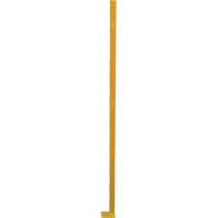 Poteau de protection de coin p&eacute;rim&eacute;trique ajustable, 4" la x 72" h, Jaune Distribution Jean Lapalme