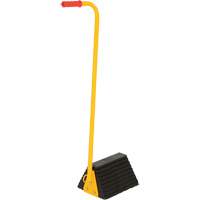Cale de roue avec poign&eacute;e ergonomique, 9-1/4" x 8" x 6", Noir Distribution Jean Lapalme
