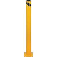 Bollard, Steel, 48" H x 4-1/2" W, Yellow Distribution Jean Lapalme