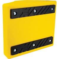 Heavy-Duty Wheel Chocks, Urethane, Yellow, 15-1/2" W x 17-7/10" D x 10" H Distribution Jean Lapalme