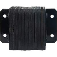 Butoirs de quai lamell&eacute;s, Horizontal, Caoutchouc, 12" la x 4" p x 10" h Distribution Jean Lapalme