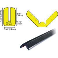 Butoir de protection de rebords mod&egrave;le W 1M, Longueur 3,25' (0,99 m) Distribution Jean Lapalme