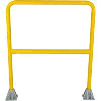 Safety Gate Railing, Steel, 36" L x 42" H, Yellow Distribution Jean Lapalme