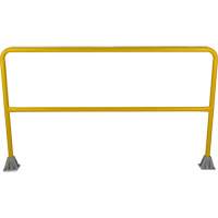 Safety Gate Railing, Steel, 72" L x 42" H, Yellow Distribution Jean Lapalme