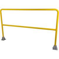 Safety Gate Railing, Steel, 72" L x 42" H, Yellow Distribution Jean Lapalme