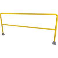 Safety Gate Railing, Steel, 84" L x 42" H, Yellow Distribution Jean Lapalme