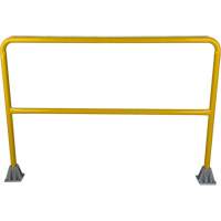 Safety Gate Railing, Steel, 60" L x 42" H, Yellow Distribution Jean Lapalme