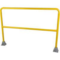 Safety Gate Railing, Steel, 60" L x 42" H, Yellow Distribution Jean Lapalme