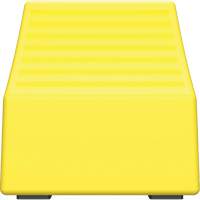 Cale de roue ultra-robuste pour l'exploitation mini&egrave;re Checkers Safety, PEHD, Jaune, 14-1/2" la x 17-1/2" p x 16" h Distribution Jean Lapalme