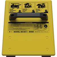 Cale de roue ultra-robuste pour l'exploitation mini&egrave;re Checkers Safety sans support, PEHD, Jaune, 14-1/2" la x 17-1/2" p x 16" h Distribution Jean Lapalme