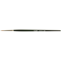 Pinceau d'artiste, Largeur de la brosse de 3/32", Martre rouge, Manche &agrave; Bois Distribution Jean Lapalme