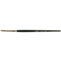 Pinceau d'artiste, Largeur de la brosse de 5/32", Martre rouge, Manche &agrave; Bois Distribution Jean Lapalme